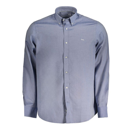 Harmont & Blaine Blue Cotton Shirt