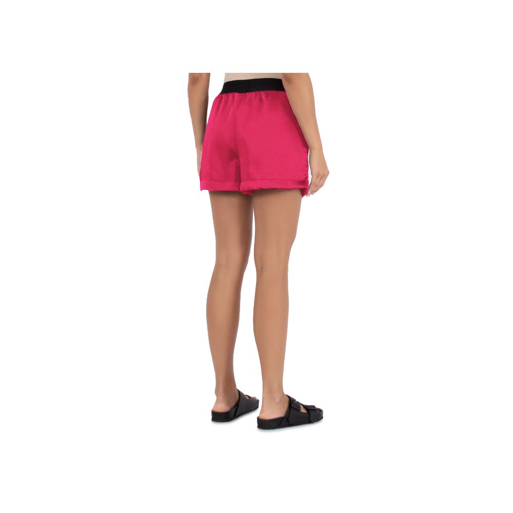 Comme Des Fuckdown Fuchsia Polyester Short