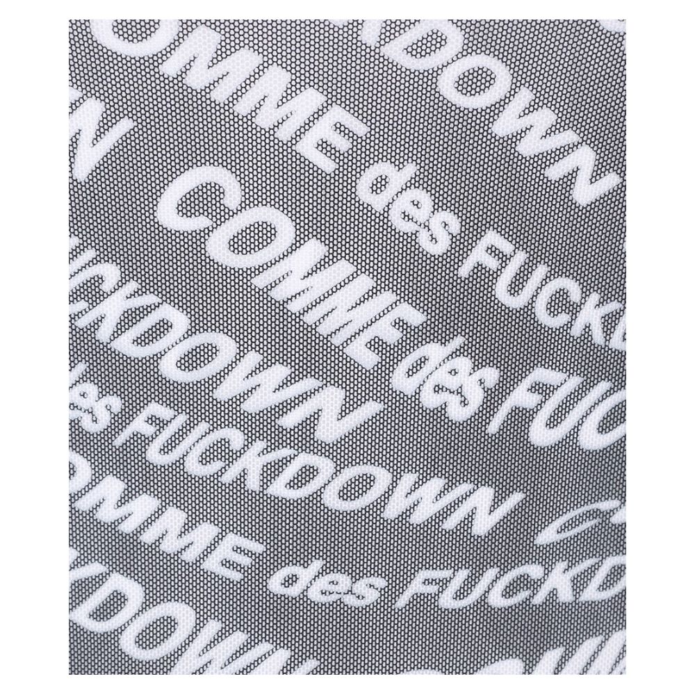 Comme Des Fuckdown Black Polyester Tops & T-Shirt