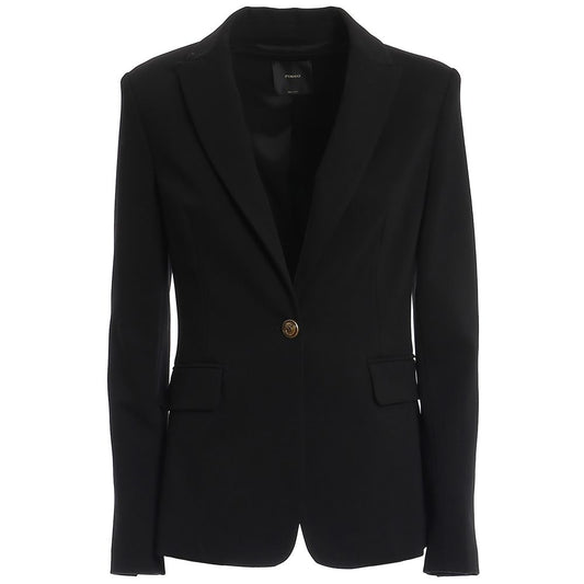 PINKO Black Viscose Suits & Blazer