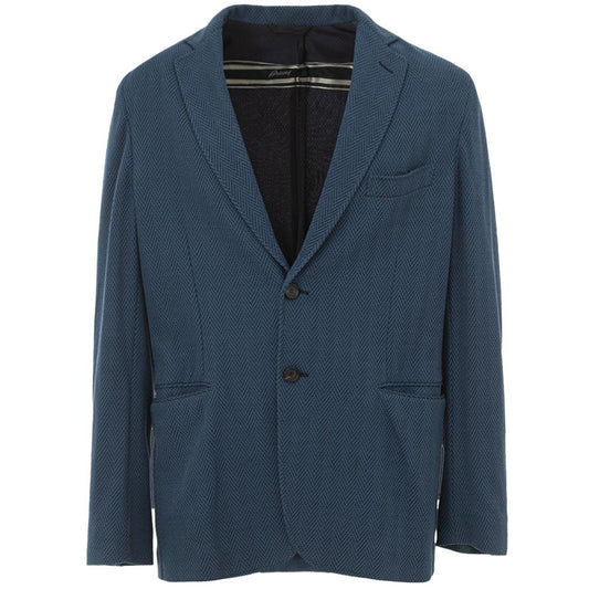 Brioni Blue Wool Blazer