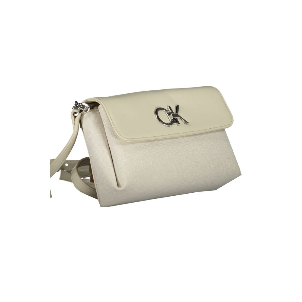 Calvin Klein Beige Polyester Handbag