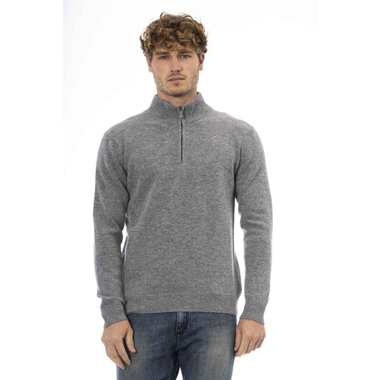 Billionaire Italian Couture Gray Wool Sweater