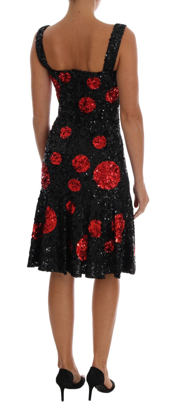 Dolce & Gabbana Elegant Polka Dotted Shift Dress